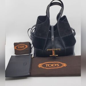 Tods T Timeless Shopper Tote Bag